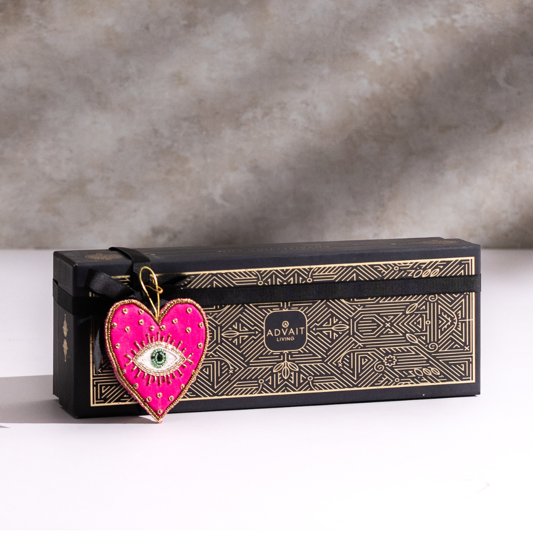 Indus Thandai Beverage Box | Premium Thandai Gift Box with Brass Tumblers