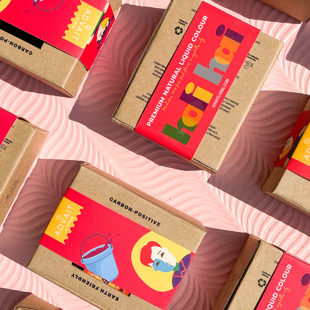 Boxes of Liquid Water Colours on table