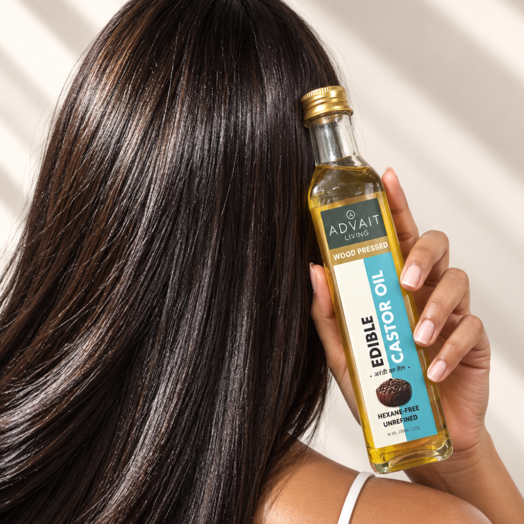 Wood-Pressed Castor Oil (अरंडी का तेल)