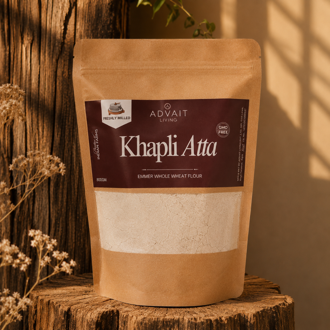 Khapli Atta (Emmer Whole Wheat Flour) | 800 gms