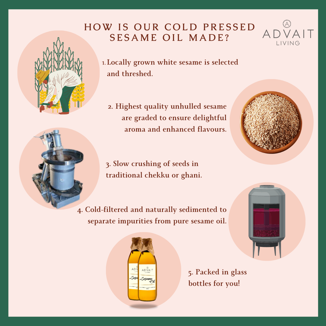 cold pressed gingelly oil