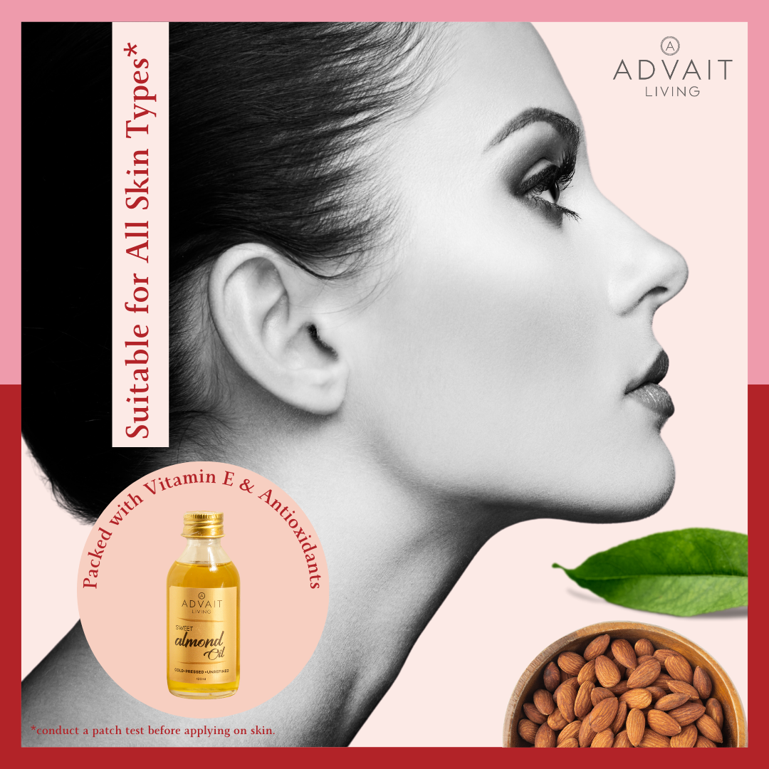 Cold Pressed Sweet Almond Oil | Badam Rogan | Pure & Edible | Glowing Skin & Healthy Hair