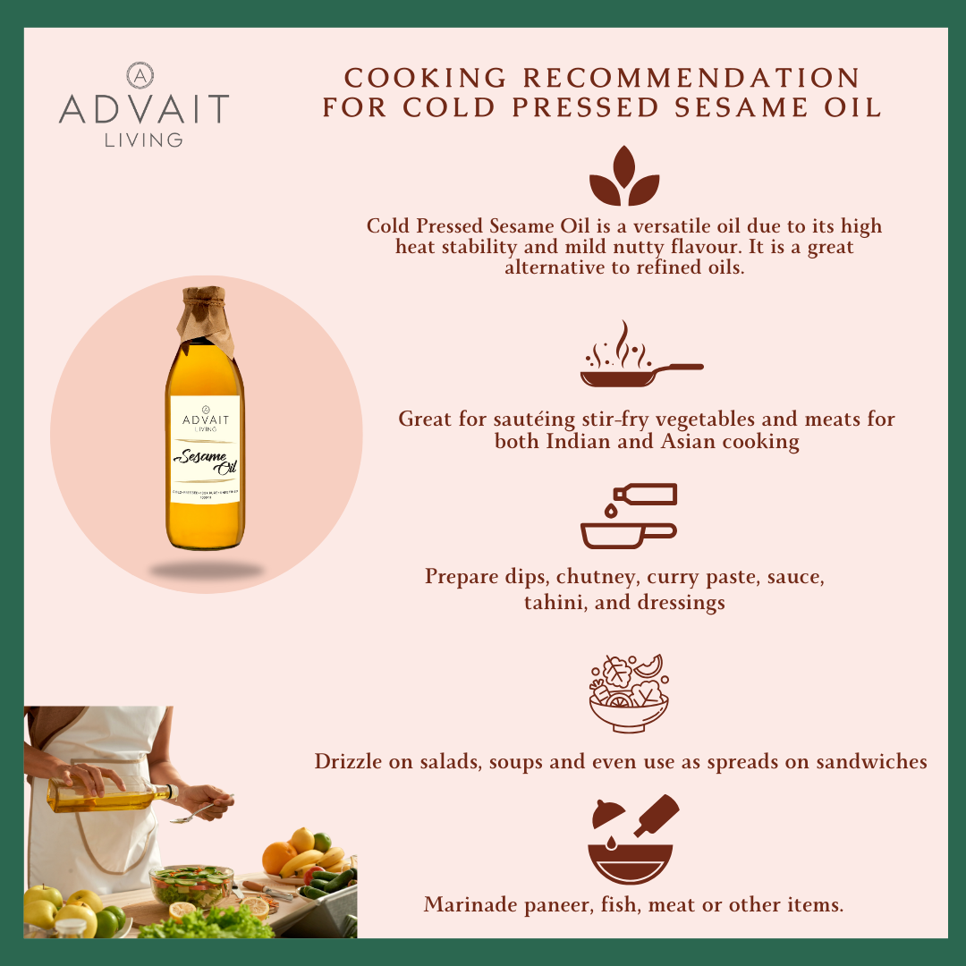 Cold Pressed Sesame Oil (तिल का तेल)