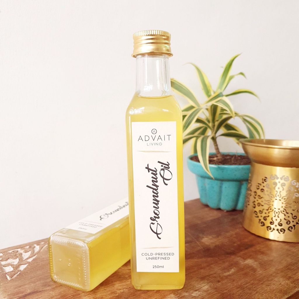 groundnut oil 250 ml glass bottle