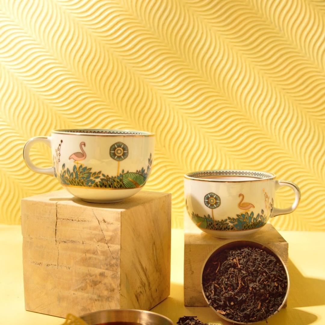 Āśaya Tête-à-Tête: Artisanal Tea Gift Box for Two