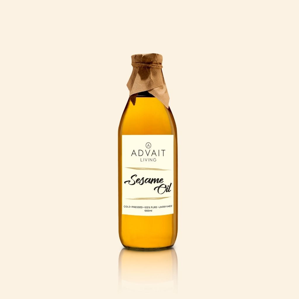 sesame oil 1 Litre glass bottle