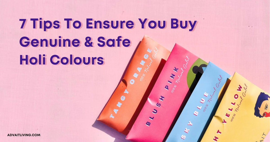 Buy Genuine And Safe Holi Colours | Advait Living