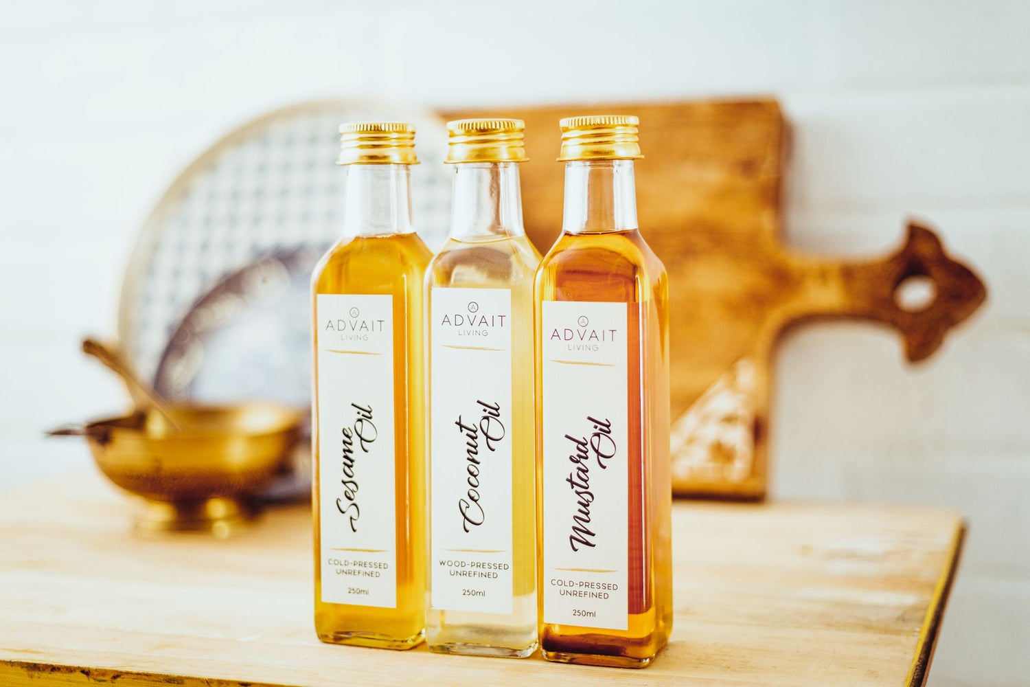 Cold Pressed Oils All Purpose - Cook, Eat Raw and Apply on Skin and Hair