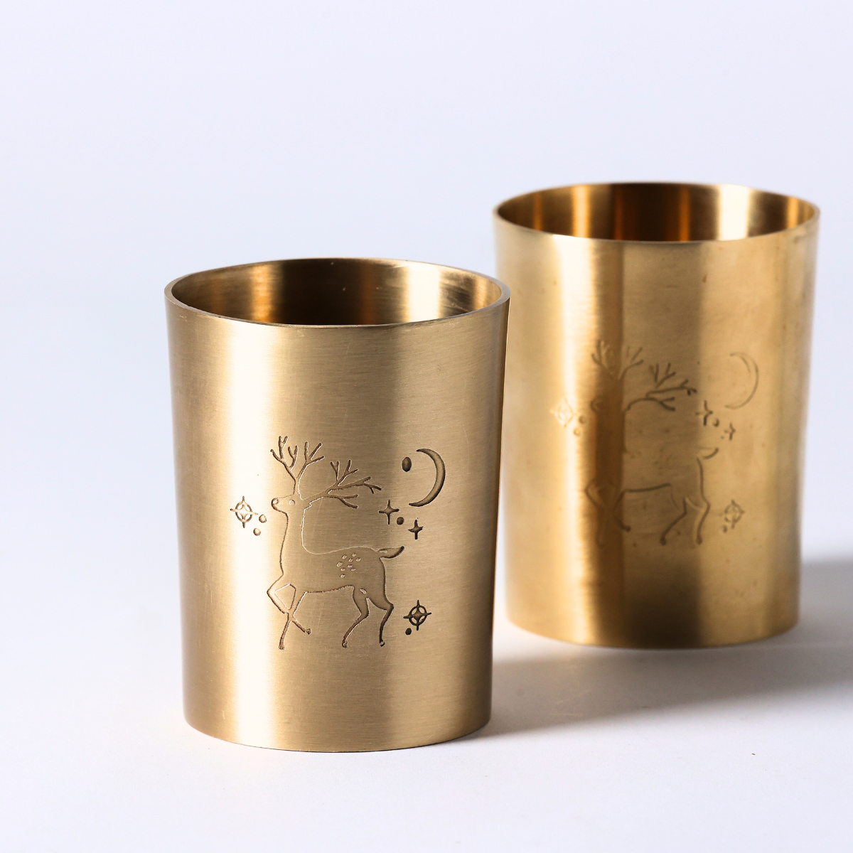 Indus Ode To Traditions Gift Box | Set of 4 Premium Brass Tumblers