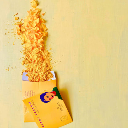 Premium Organic Holi Gulals | Box of 4 Colours | 100% Natural | Made from Flowers and Vegetables