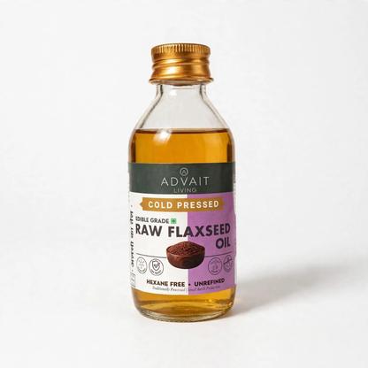 Cold-Pressed Flaxseed Oil (अलसी का तेल)