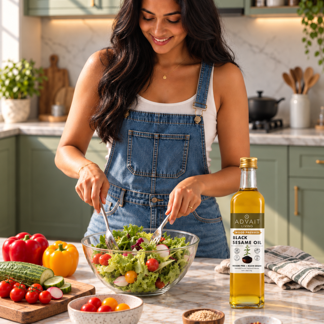 Cold-Pressed Sesame Oil (तिल का तेल) | Gingelly Oil | Til Oil