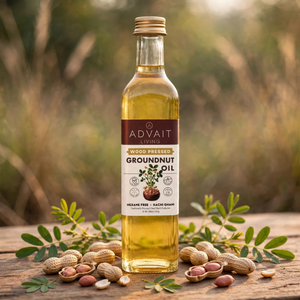 Cold-Pressed Groundnut Oil (मूंगफली का तेल)