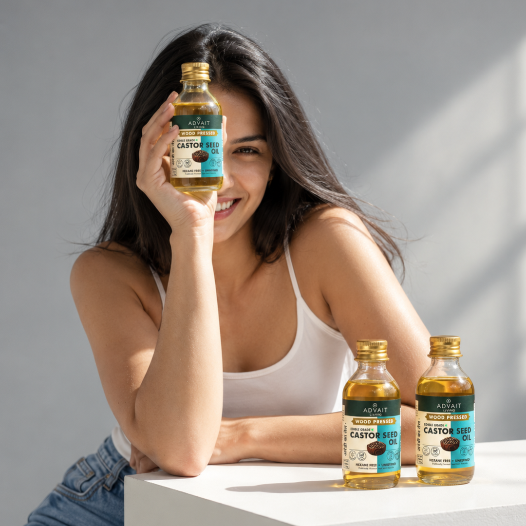 Wood-Pressed Castor Oil (अरंडी का तेल)