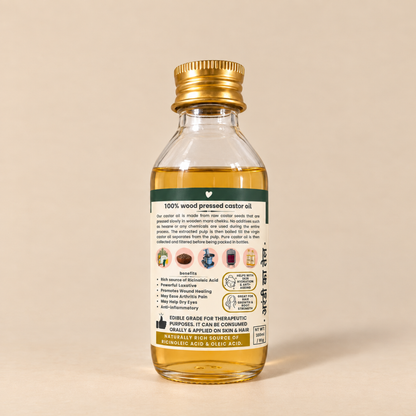 Wood-Pressed Castor Oil (अरंडी का तेल)