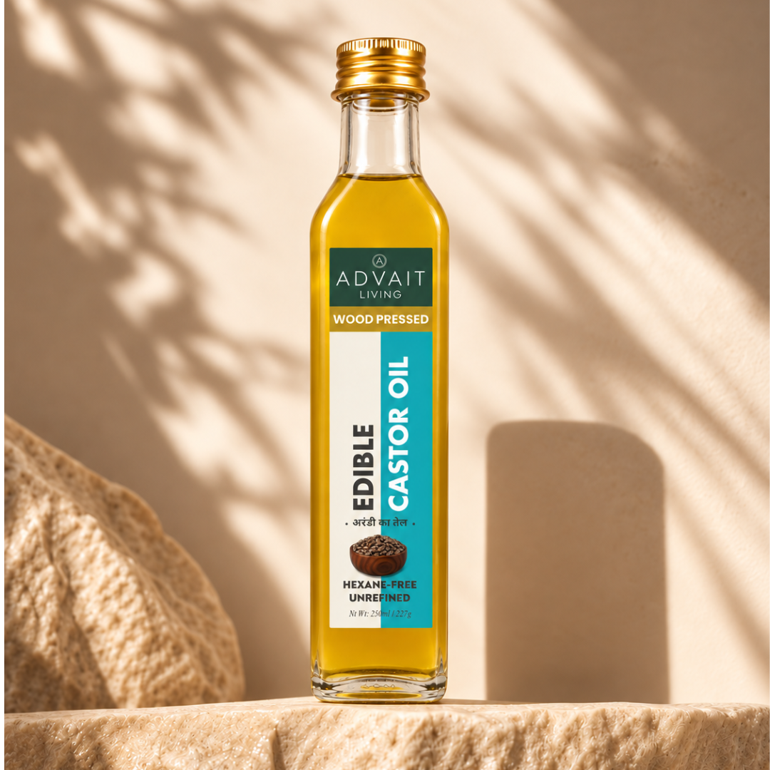 Wood-Pressed Castor Oil (अरंडी का तेल)