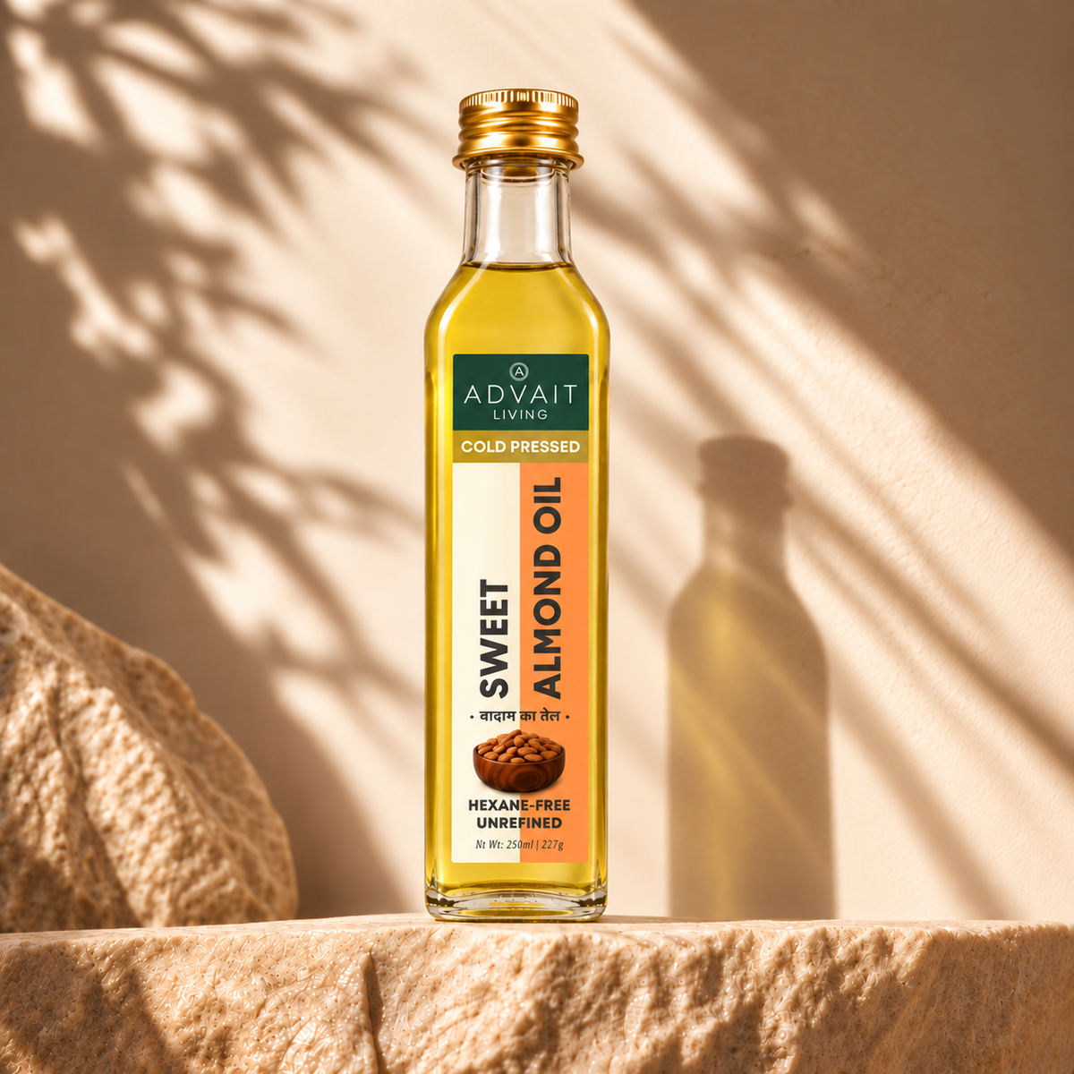 Cold-Pressed Sweet Almond Oil | Badam Rogan