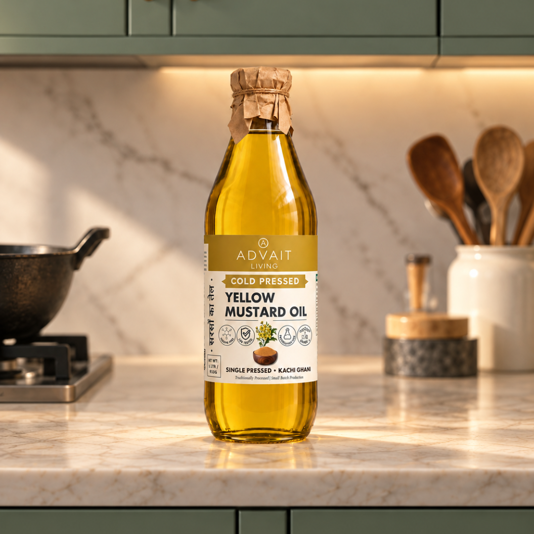 Cold Pressed Yellow Mustard Oil