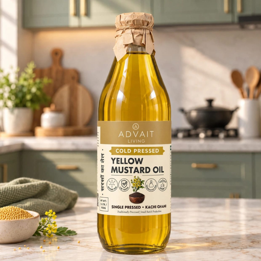 Cold Pressed Yellow Mustard Oil