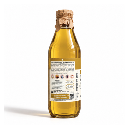 Cold Pressed Yellow Mustard Oil