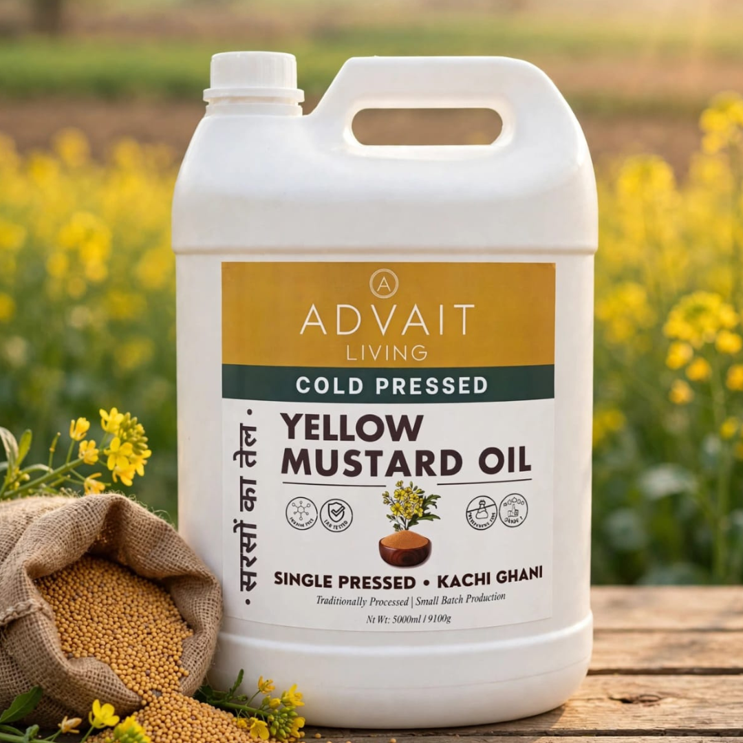 Cold Pressed Yellow Mustard Oil