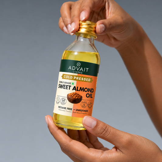 Cold-Pressed Sweet Almond Oil | Badam Rogan