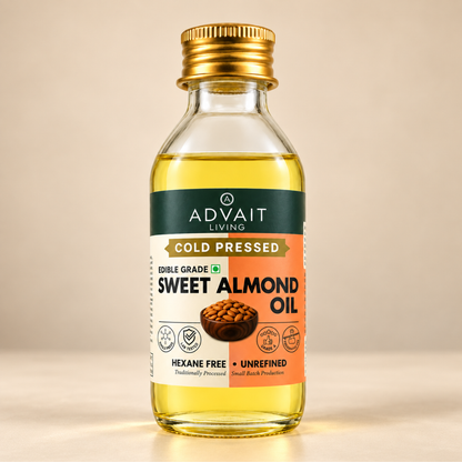 Cold-Pressed Sweet Almond Oil | Badam Rogan