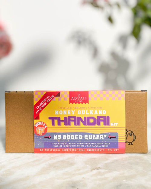 Thandai Gift Kit | Set of 3 | Thandai, Honey, Gulkand | 100% Natural