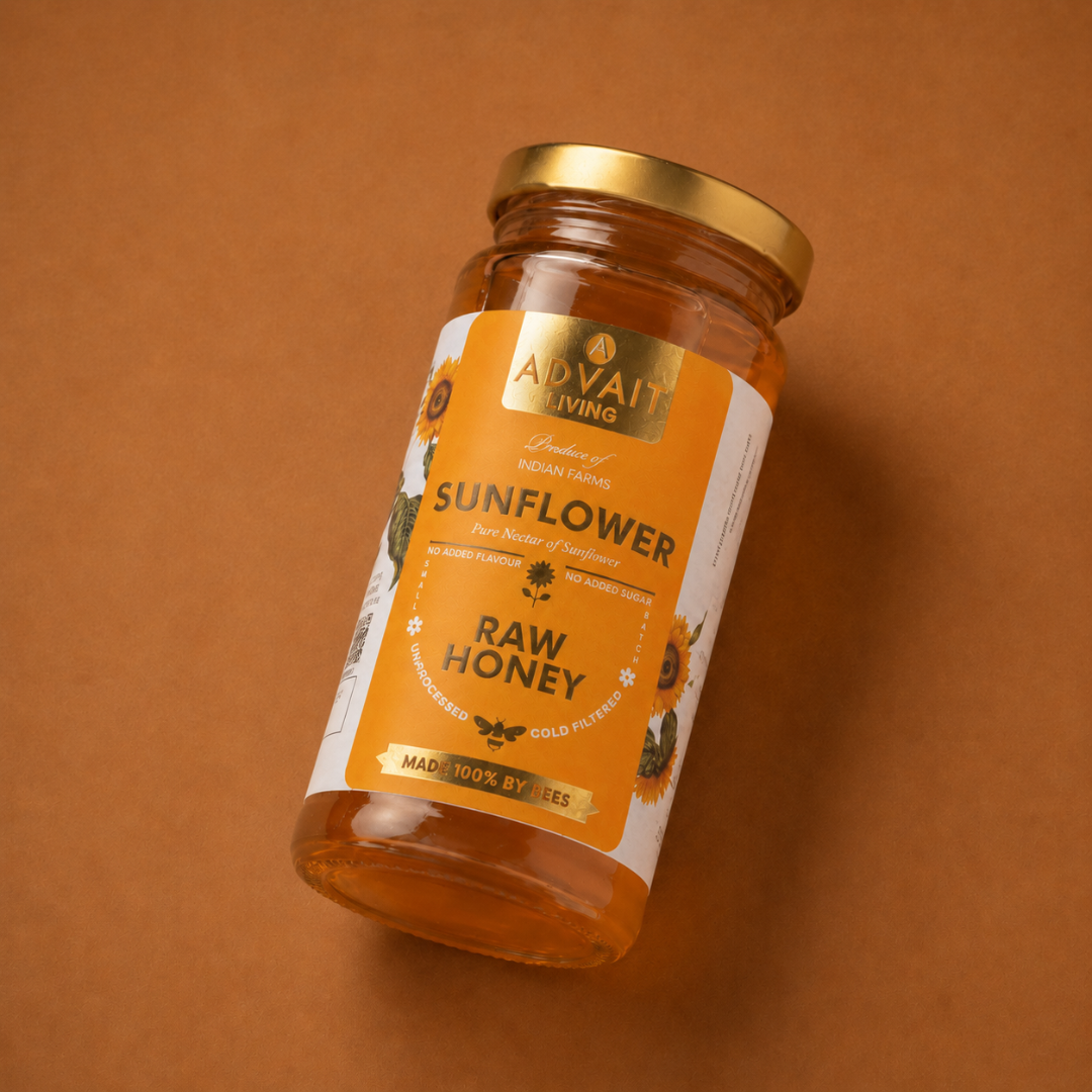 Pure sunflower honey