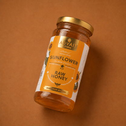 Pure sunflower honey