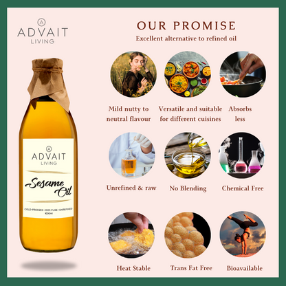 cold pressed sesame seed oil